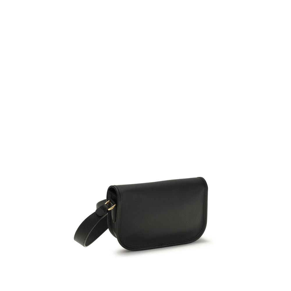 Sac porté épaule en daim noir