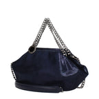 Blue Suede Handbag