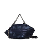 Blue Suede Handbag