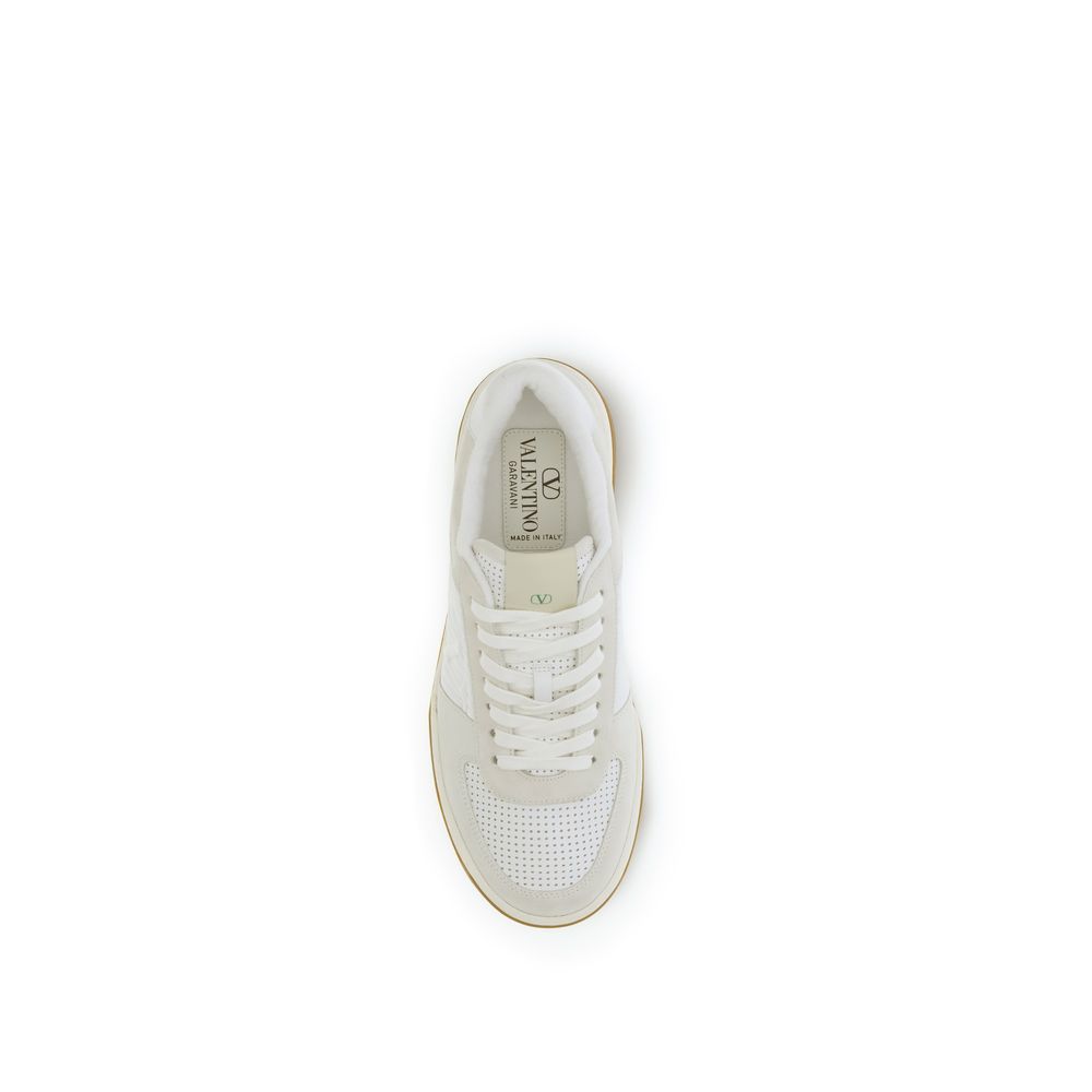 Baskets en cuir blanc