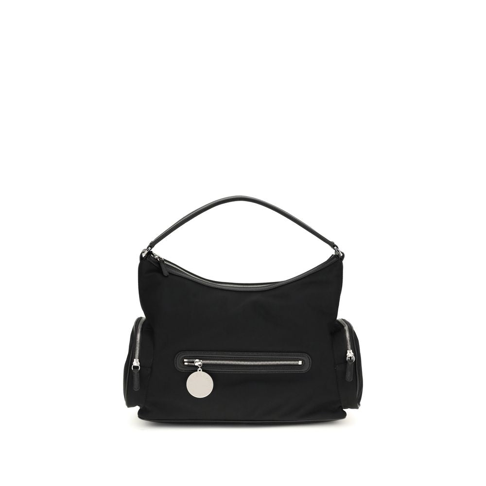 Sac bandoulière en nylon noir