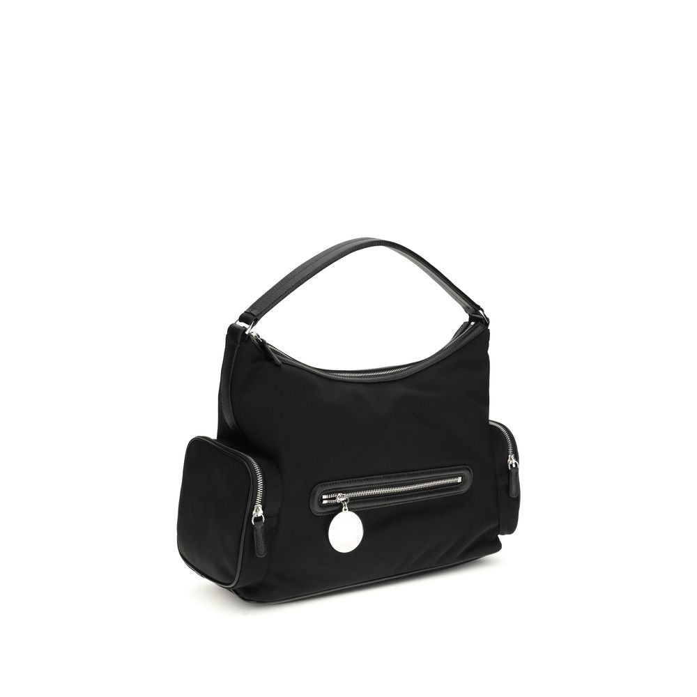 Sac bandoulière en nylon noir