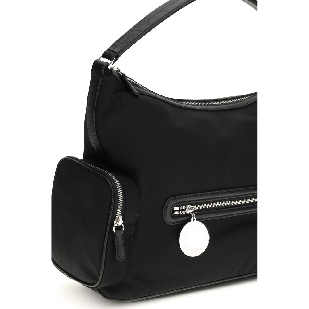 Sac bandoulière en nylon noir