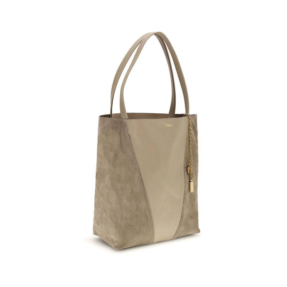 Sac à bandoulière en daim beige