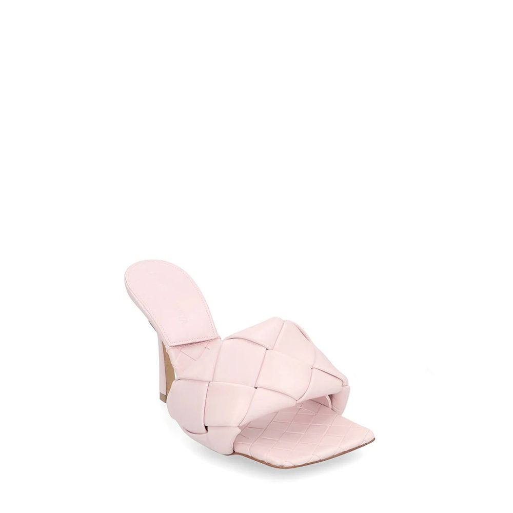 Mules en cuir – Multicolore