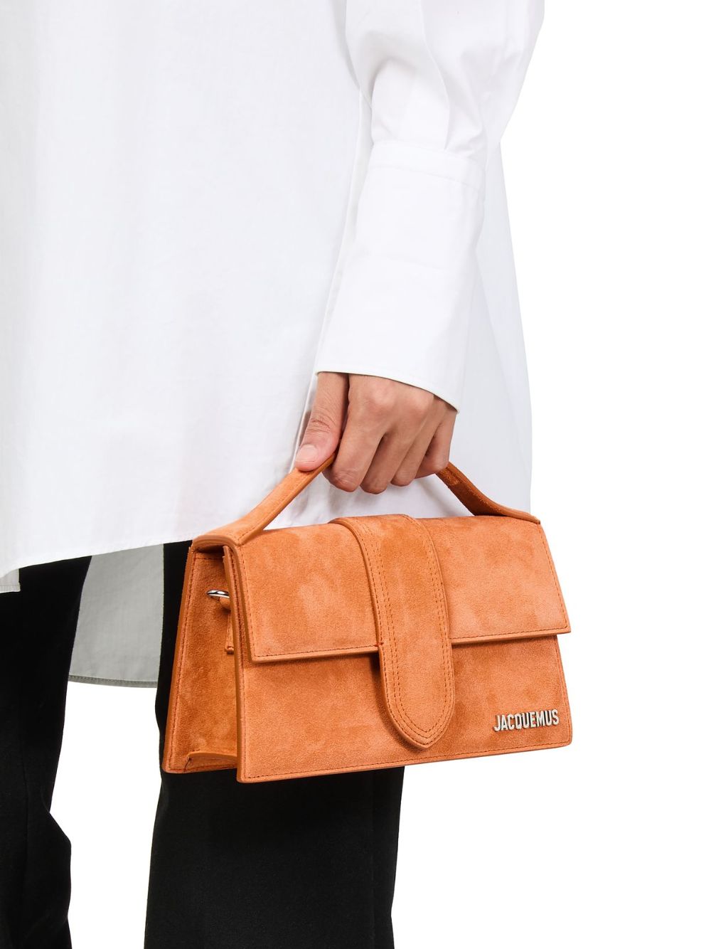Gold Leather Crossbody Bag