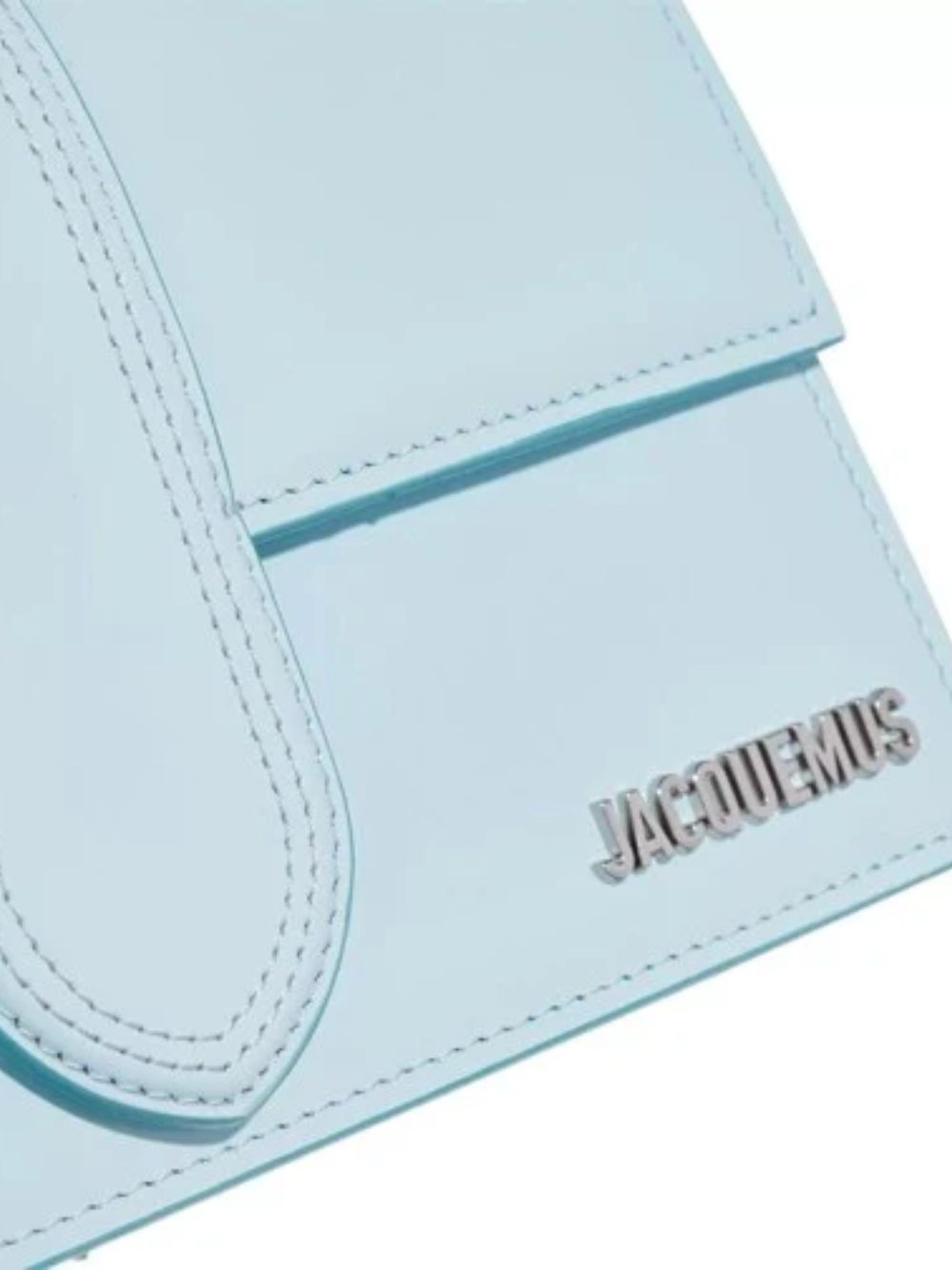 Blue Leather Crossbody Bag