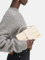 Sac bandoulière en cuir blanc