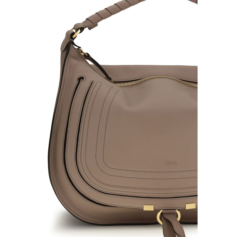 Sac à bandoulière en cuir beige