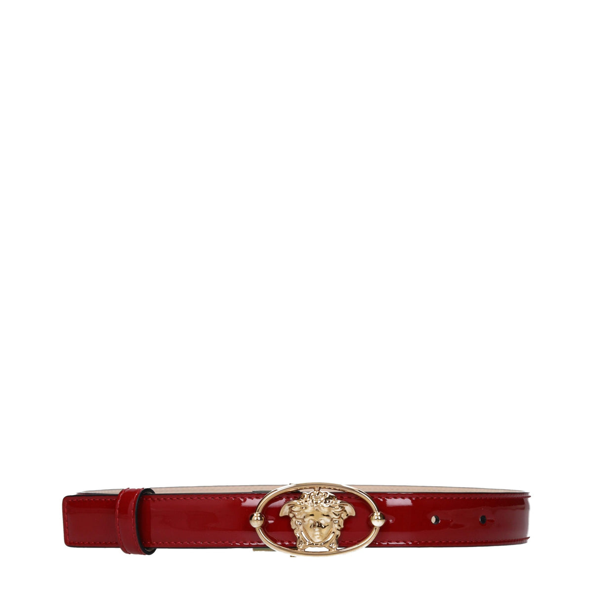 Ceinture en cuir rouge