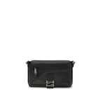 Black Leather Shoulder Bag