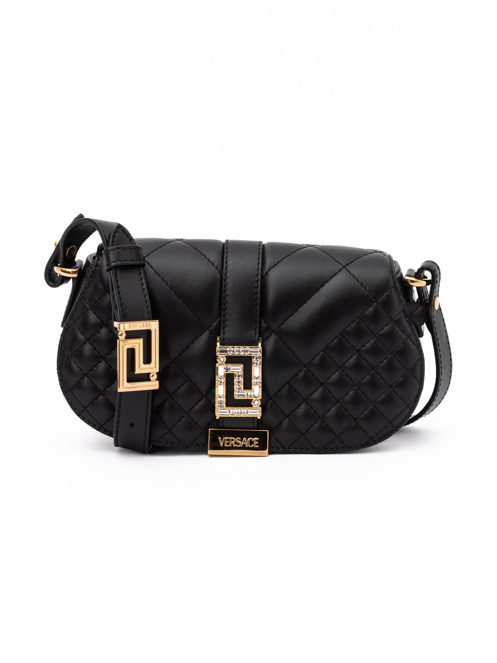 Sac à bandoulière en cuir noir