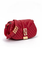 Red Leather Shoulder Bag