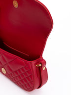 Red Leather Shoulder Bag