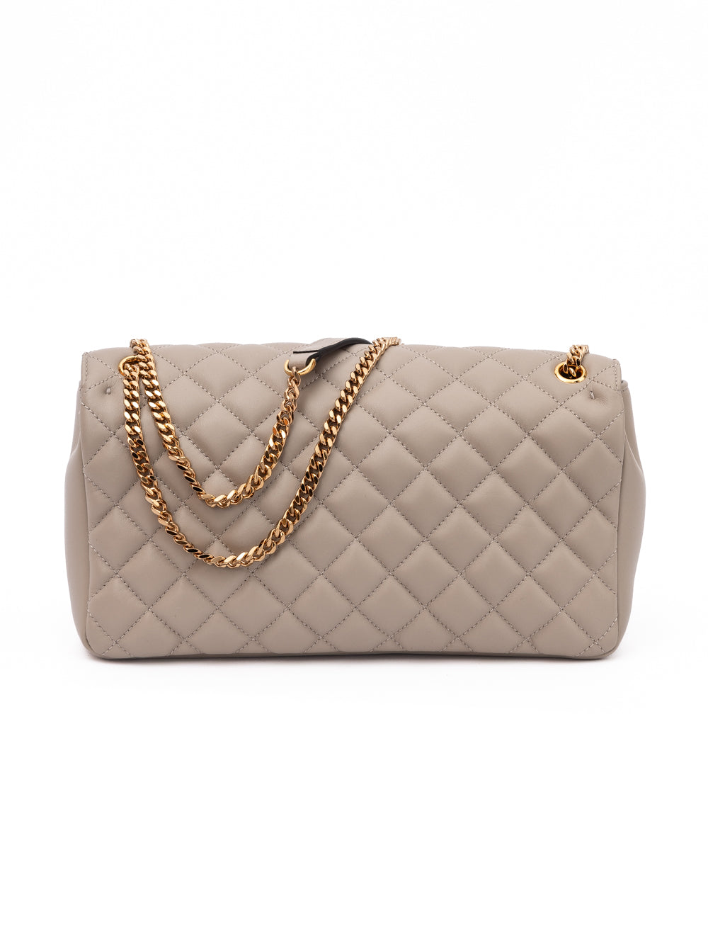 Quilted Medusa Shoulder Bag – Taupe