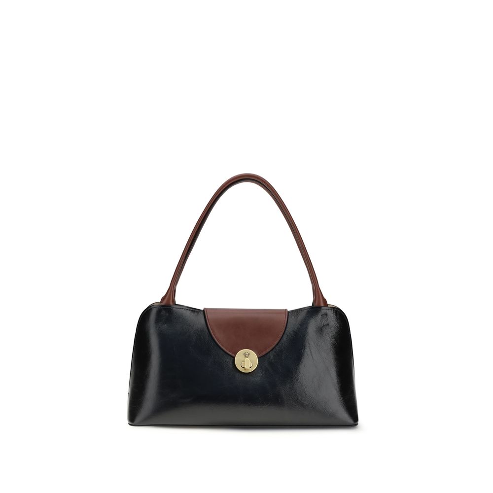 Black Leather Shoulder Bag