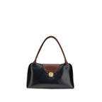 Black Leather Shoulder Bag