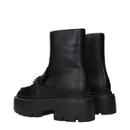 Leather Ankle Boots – Black