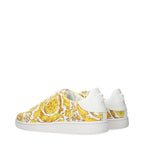 Baskets en cuir blanc