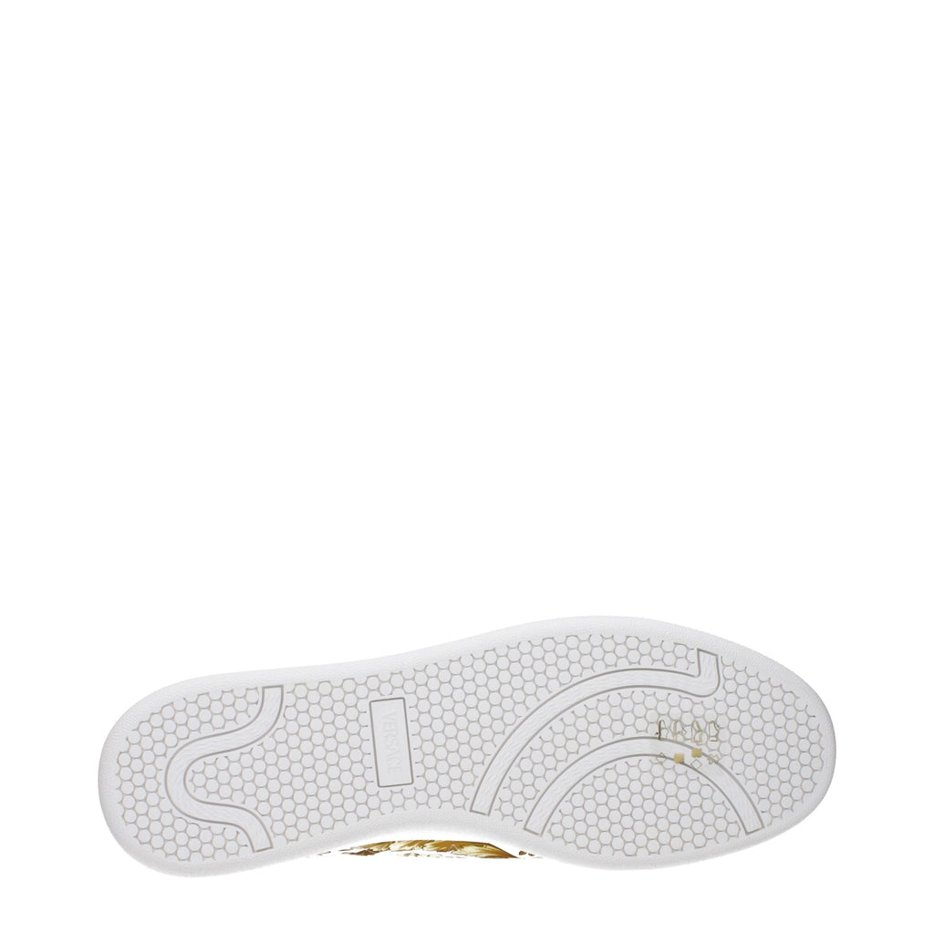 Baskets en cuir blanc
