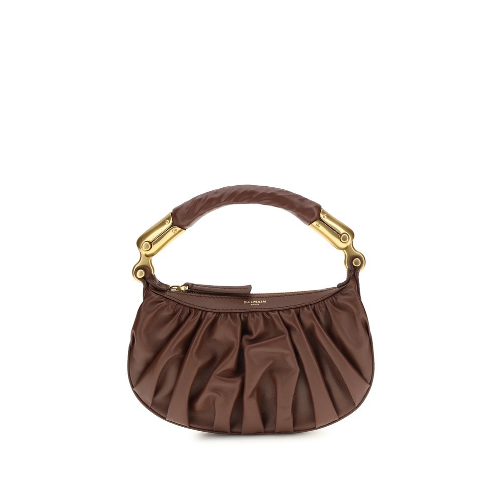 Sac à bandoulière en daim marron