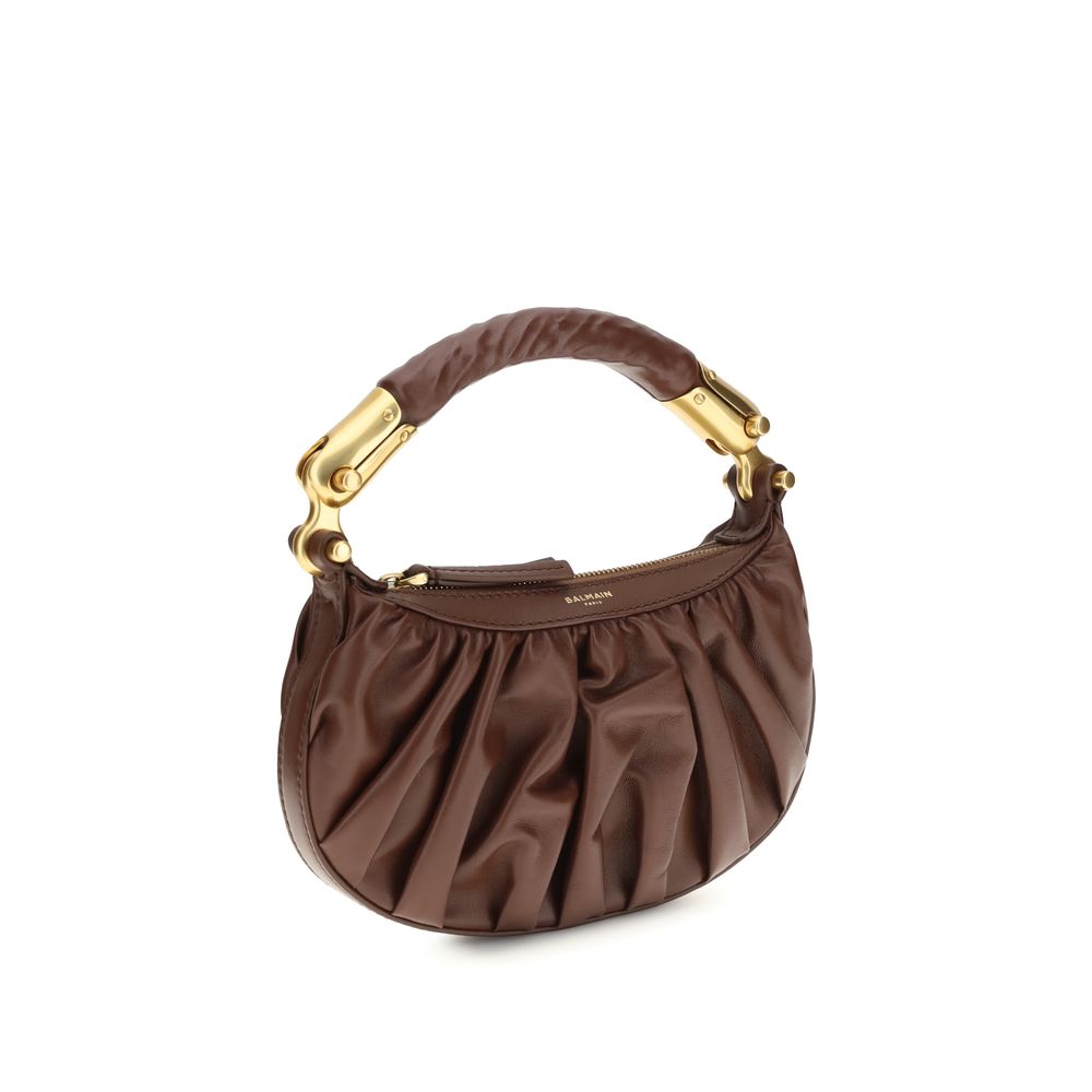 Sac à bandoulière en daim marron