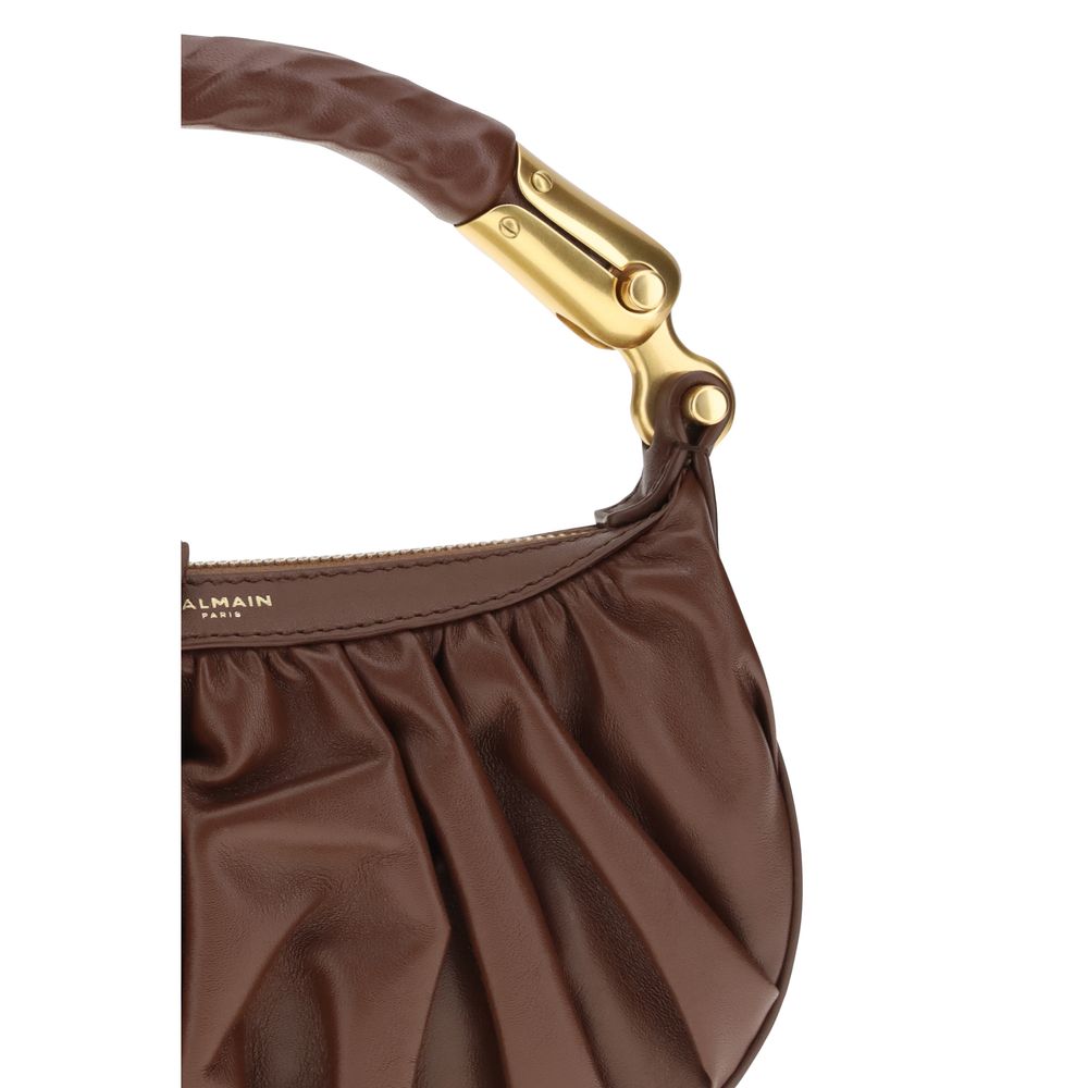 Sac à bandoulière en daim marron
