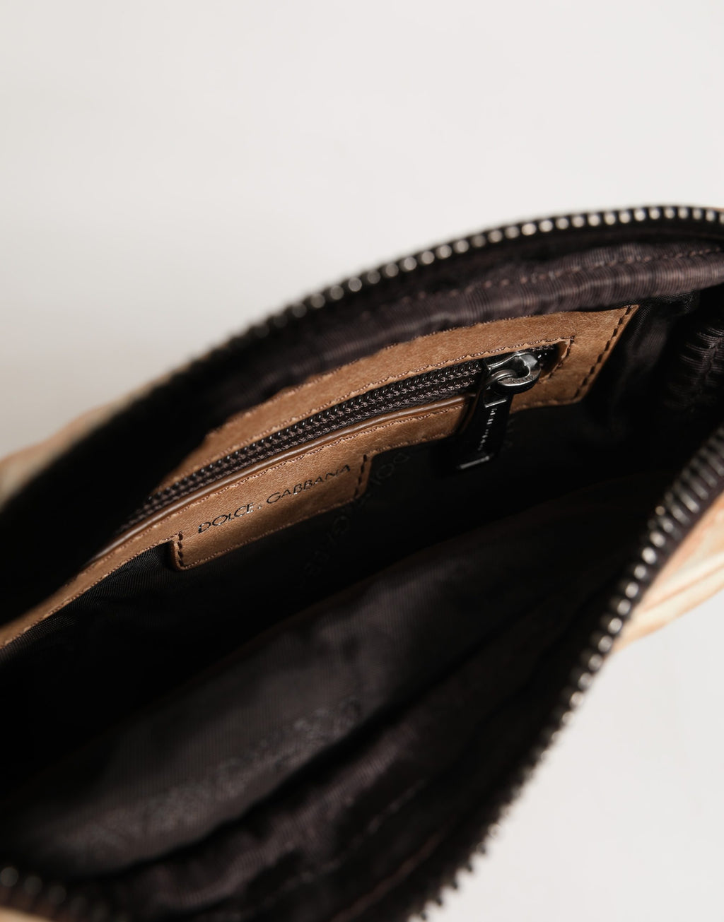Logo Lambskin Shoulder Bag – Beige