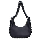 Sac bandoulière en cuir bleu