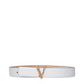 Ceinture en cuir blanc