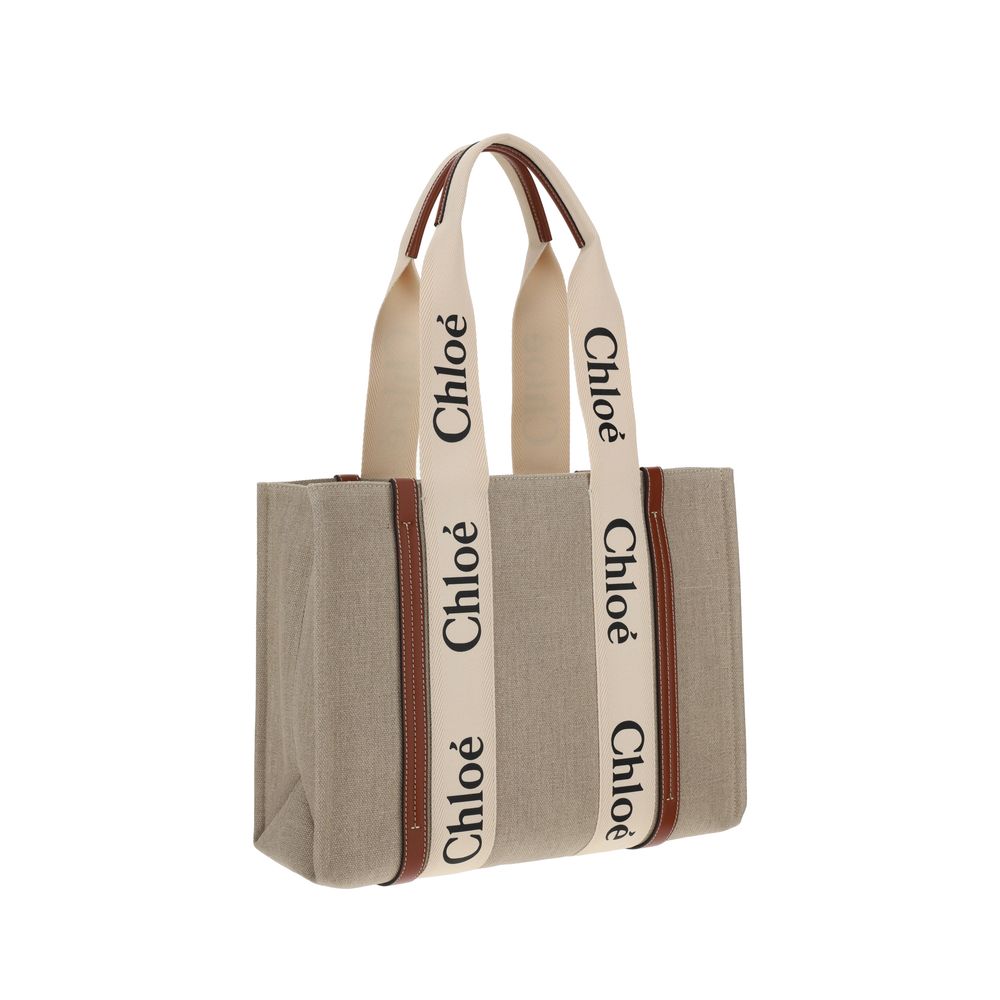 Sac à main en lin – Beige