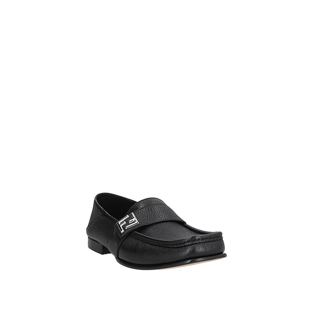 Black Leather Loafers