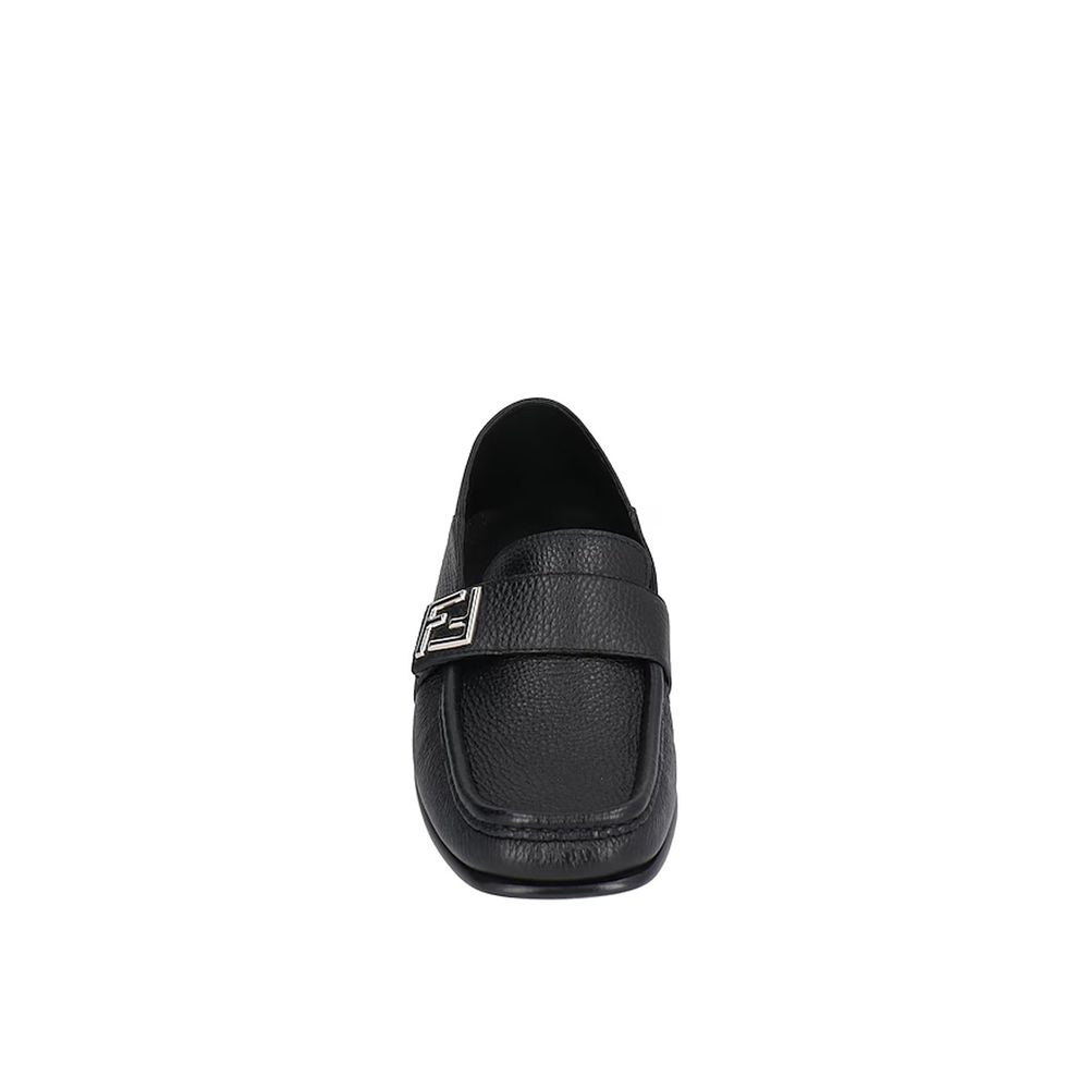 Black Leather Loafers