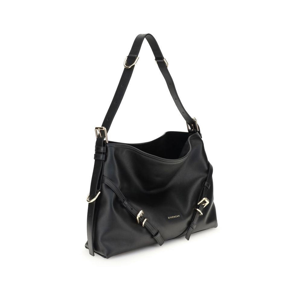 Voyou Leather Handbag – Black