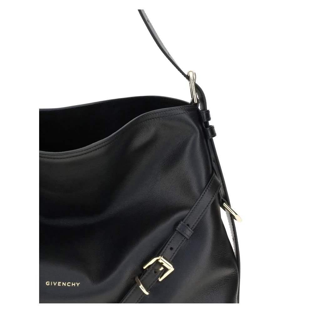 Voyou Leather Handbag – Black