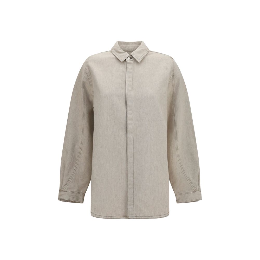 Beige Cotton Shirt