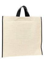 White and Black Tote Bag