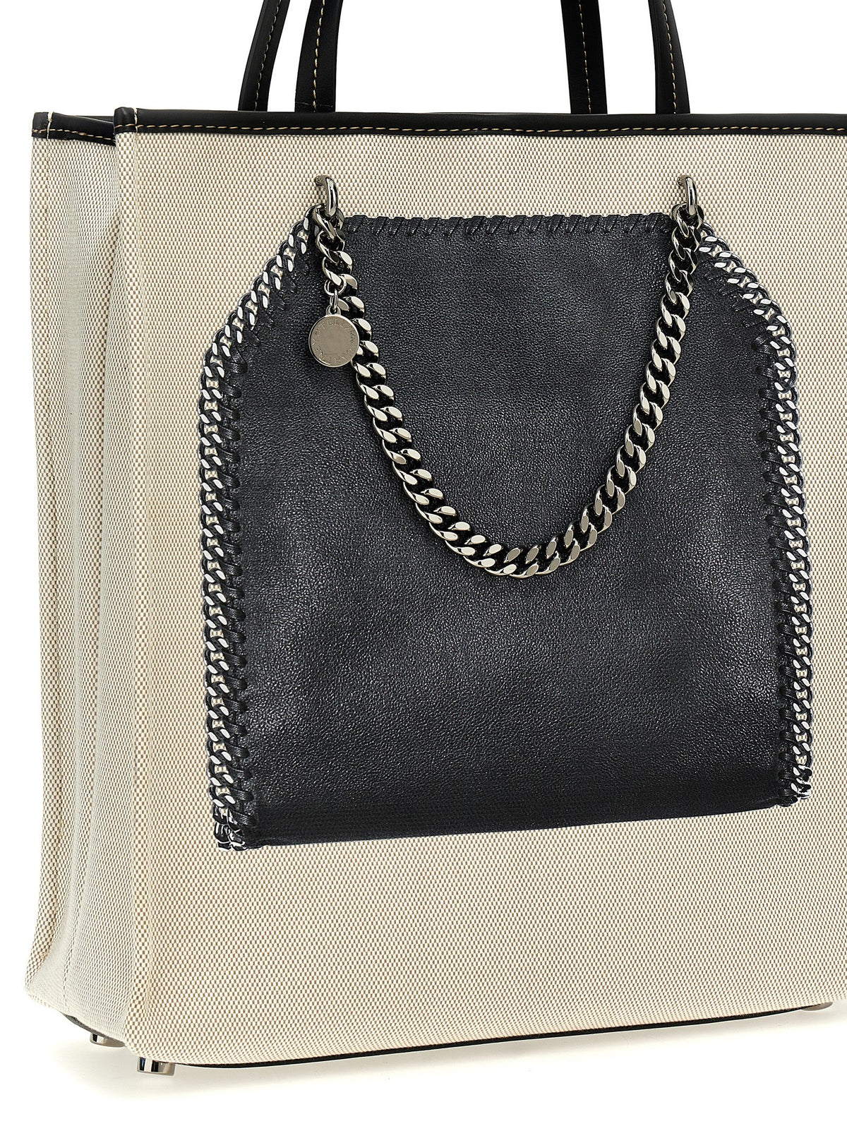 Sac cabas en coton multicolore