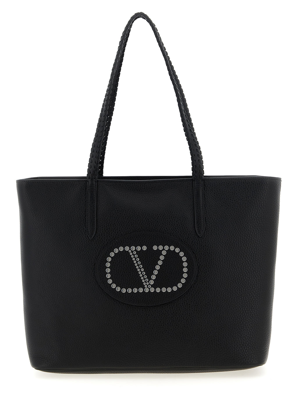 Black Leather Tote Bag