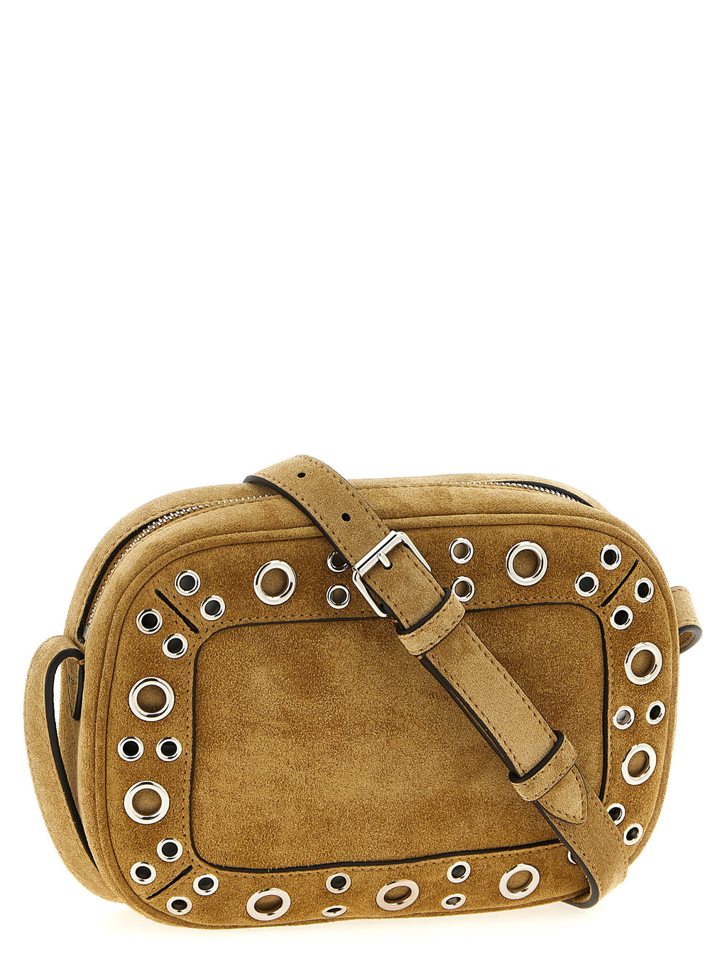 Sac bandoulière en daim beige