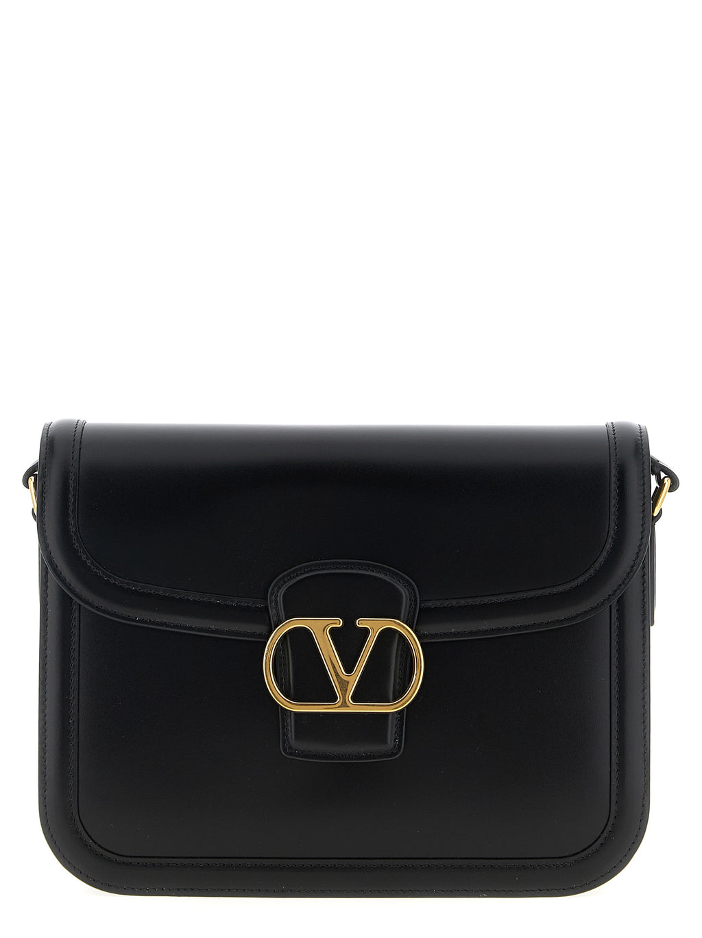 Sac à bandoulière en cuir noir
