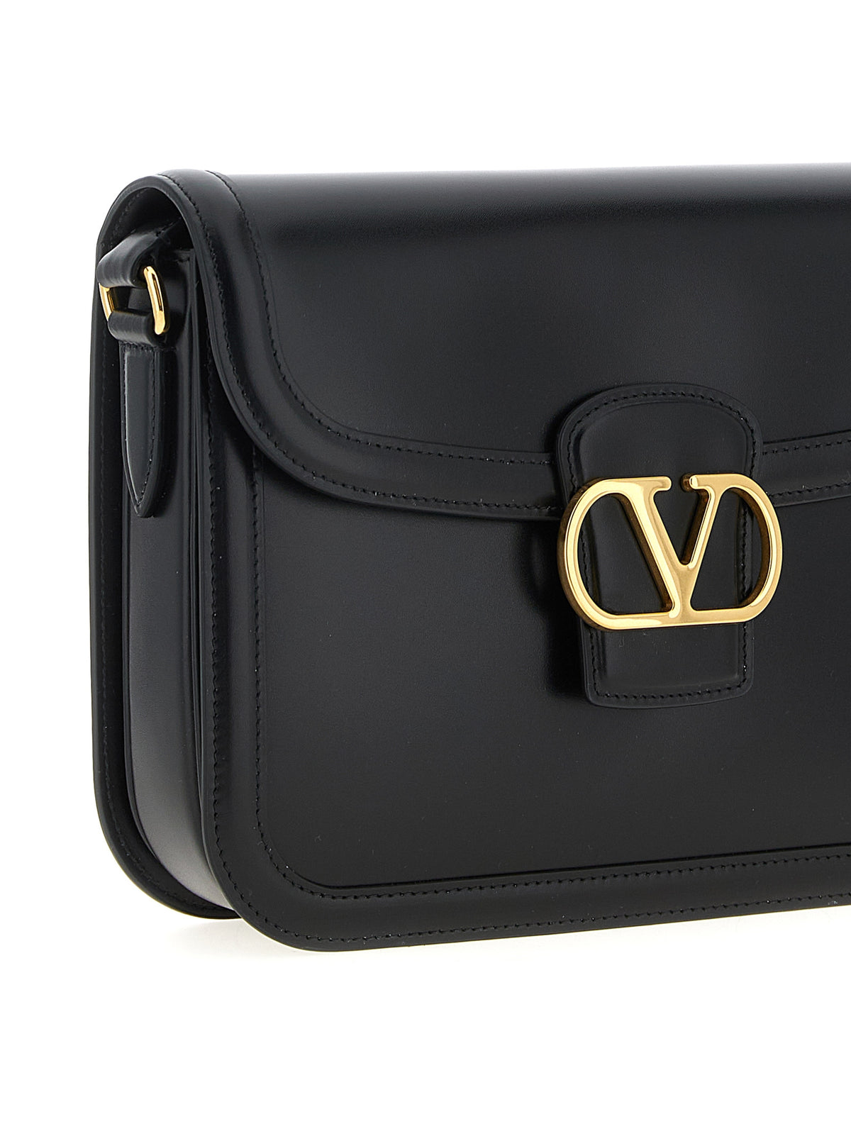 Sac à bandoulière en cuir noir