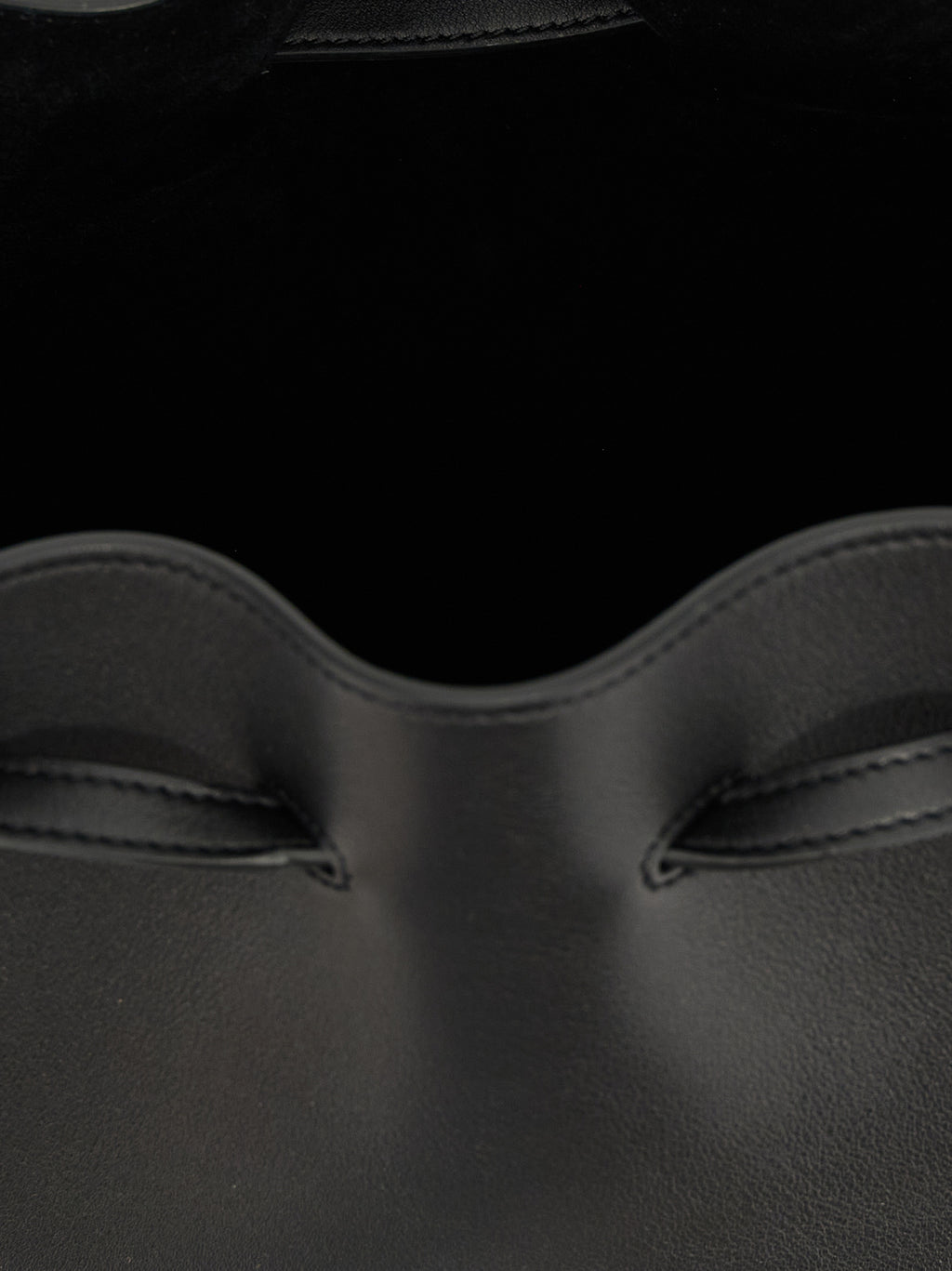 Black Leather Shoulder Bag