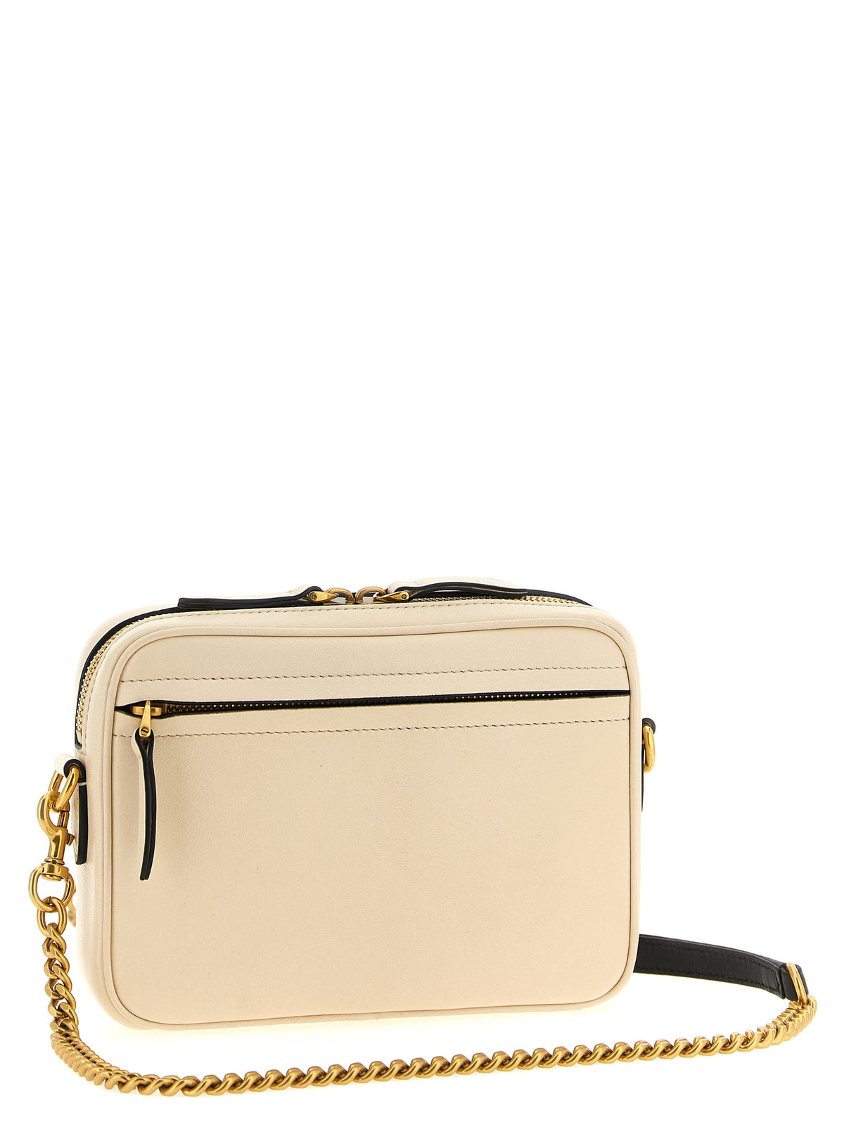 White and Black Crossbody Bag