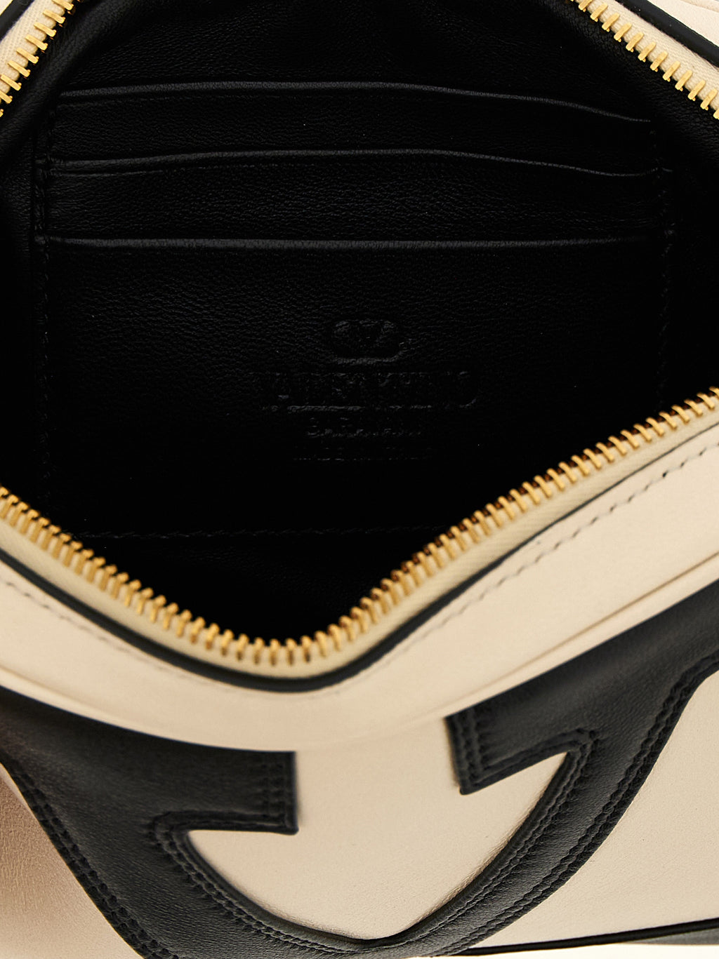 White and Black Crossbody Bag