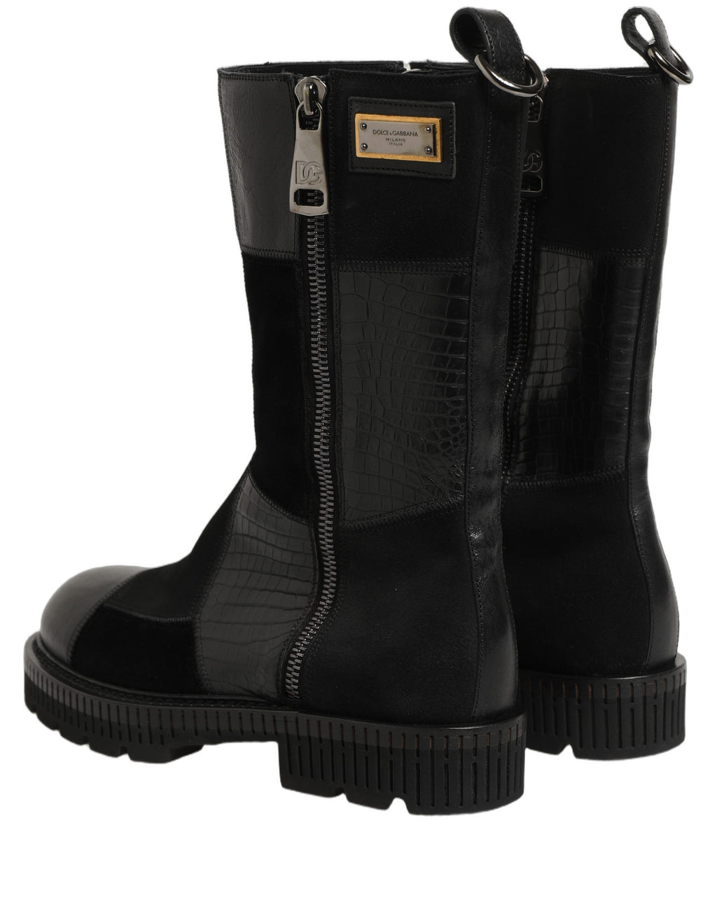 Bottes en cuir – Noir