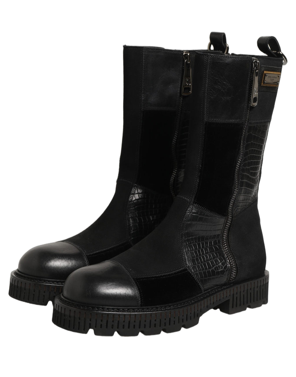 Bottes en cuir – Noir