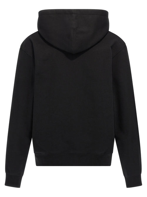 Sweat-shirt en coton noir