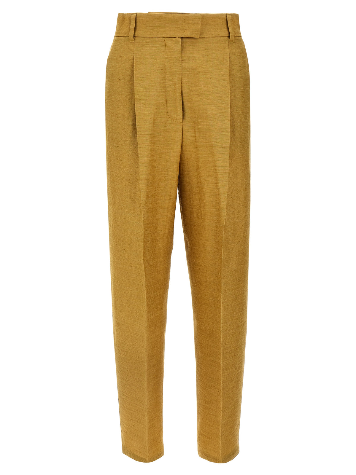 Gold Linen Trousers