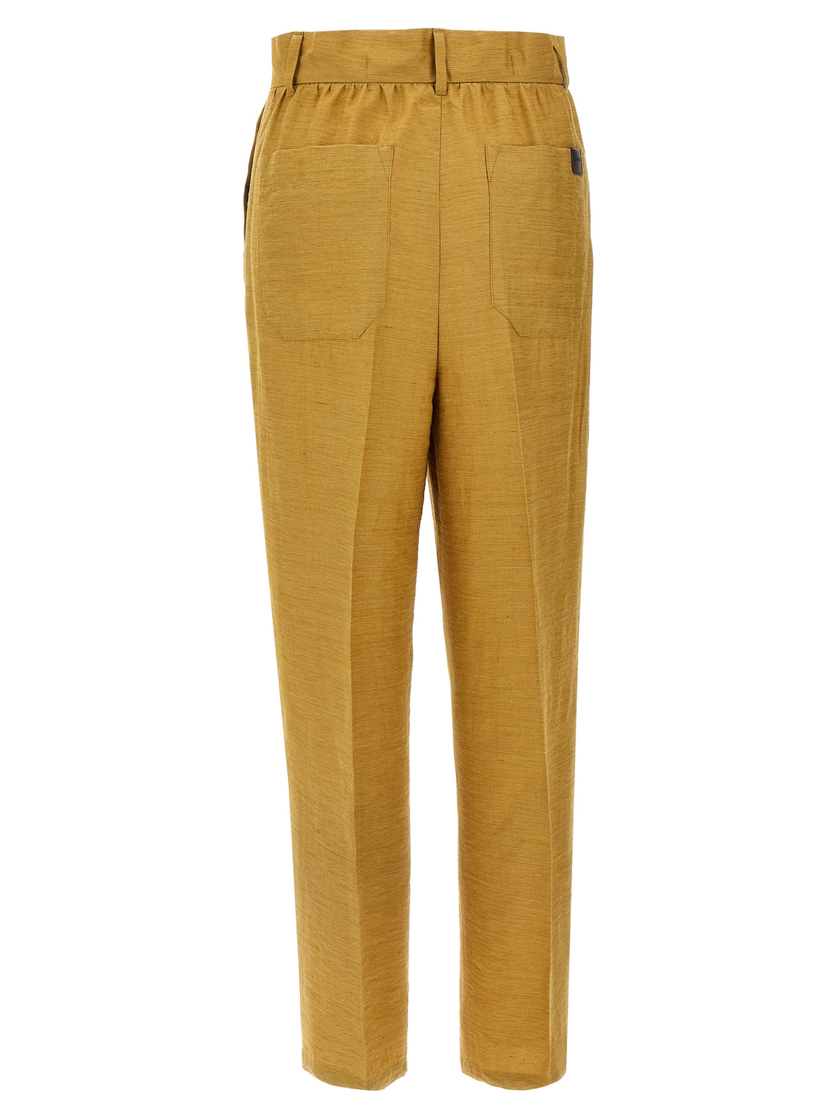 Gold Linen Trousers